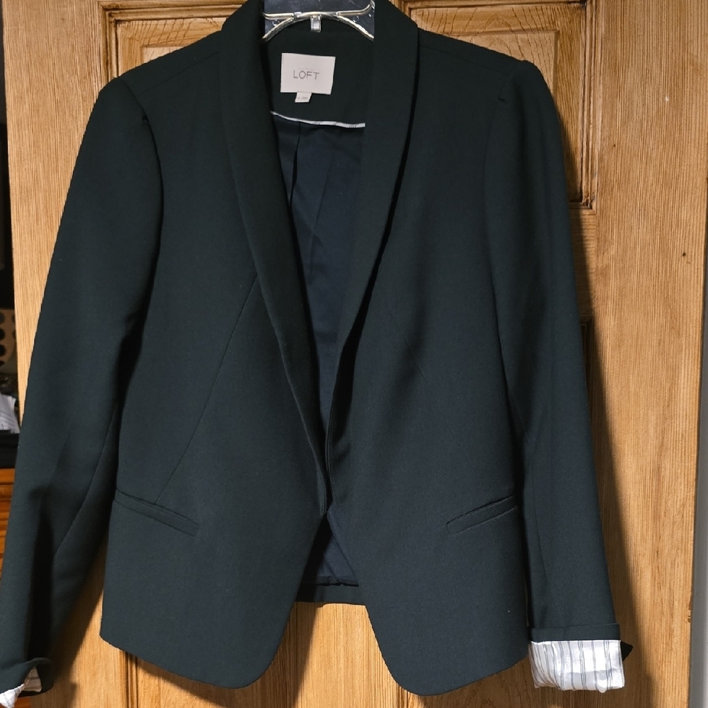 LOFT Dark Green Blazer